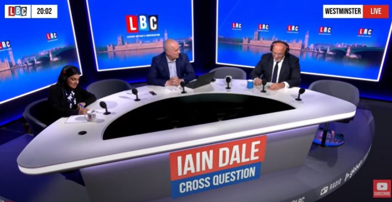 I was pleased to be invited onto LBC’s Cross Question with Iain Dale this week.