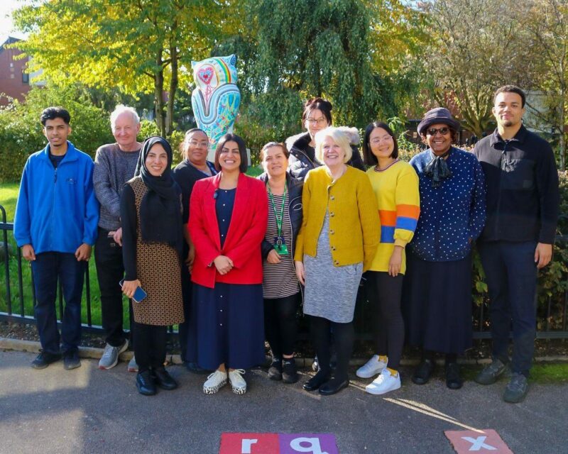 Shabana with the Nechells POD team.